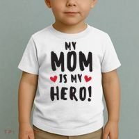 My Mom Is My Hero Toddler T-Shirt thumb 2