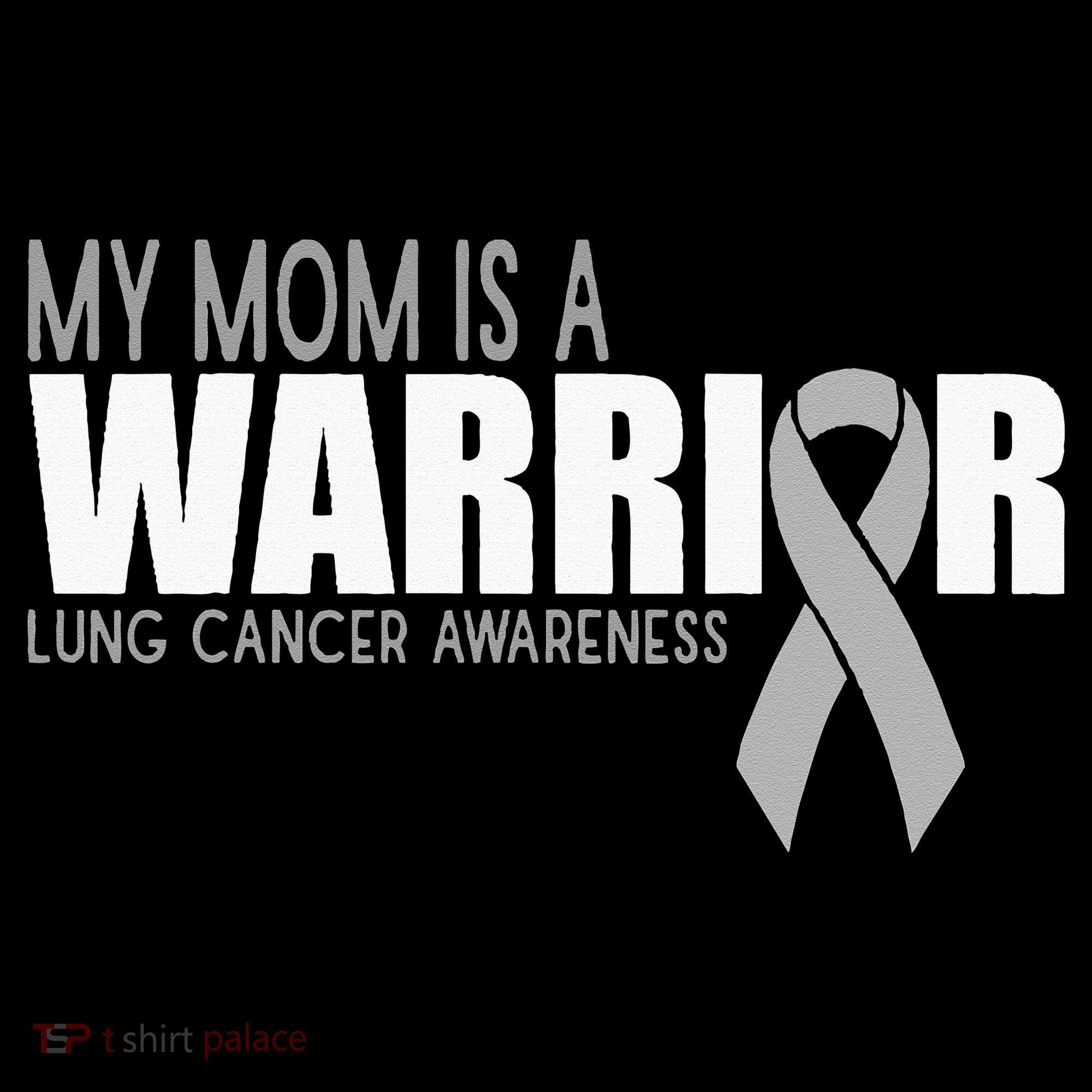My Mom Is A Warrior Lung Cancer Awareness Women's Tank Top