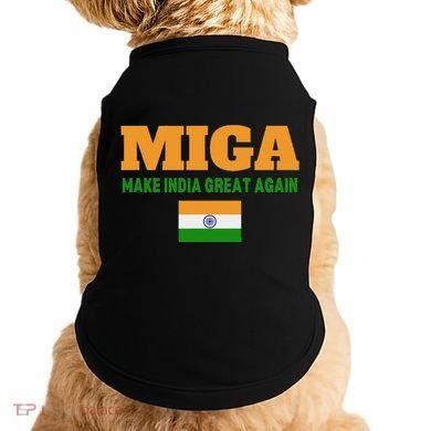 Miga Make India Great Again Maga Doggie Tank