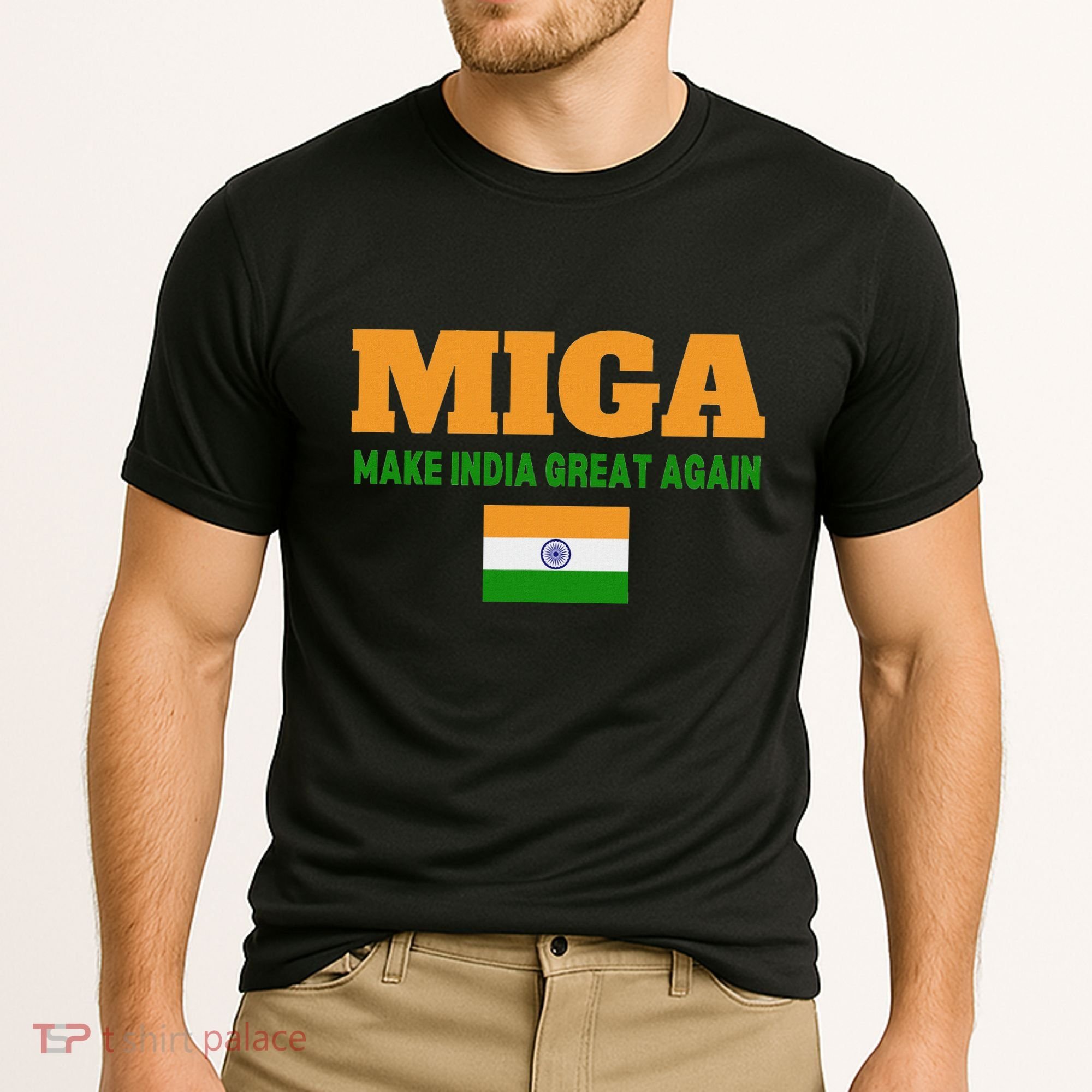 Miga Make India Great Again Maga Cooling Performance Crew T-Shirt