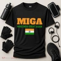 Miga Make India Great Again Maga Cooling Performance Crew T-Shirt thumb 3