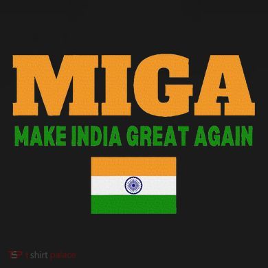Miga Make India Great Again Maga Cooling Performance Crew T-Shirt