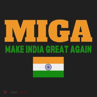 Miga Make India Great Again Maga Adult Drive Performance Visor