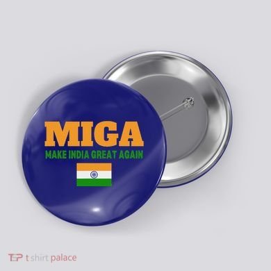 Miga Make India Great Again Maga Button