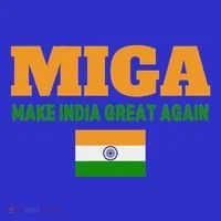 Miga Make India Great Again Maga Button thumb 1