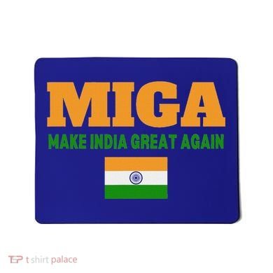 Miga Make India Great Again Maga Mousepad