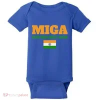 Miga Make India Great Again Maga Baby Bodysuit thumb 0