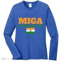 Miga Make India Great Again Maga Women's Long Sleeve Shirt thumb 0