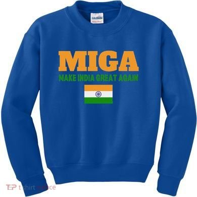 Miga Make India Great Again Maga Kids Sweatshirt