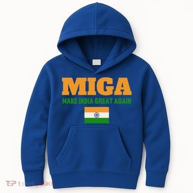 Miga Make India Great Again Maga Kids Hoodie