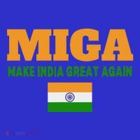 Miga Make India Great Again Maga Kids Long Sleeve Shirt thumb 2