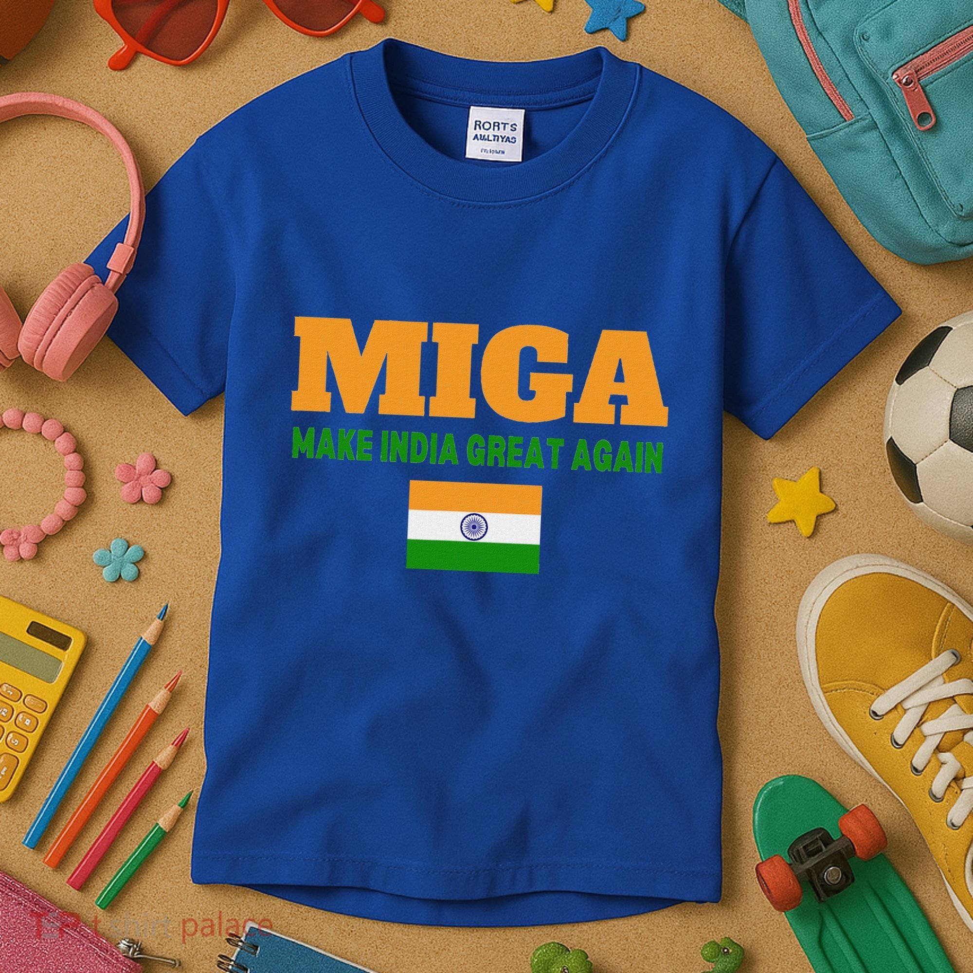Miga Make India Great Again Maga Kids T-Shirt