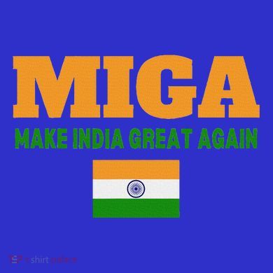 Miga Make India Great Again Maga Tote Bag