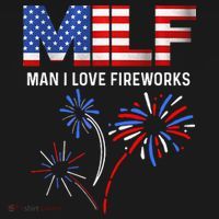 Milf Man I Love Fireworks Funny American Patriotic July 4th Women's Tank Top thumb 5