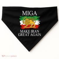 MIGA Make Iran Great Again USA-Made Doggie Bandana thumb 0
