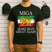 MIGA Make Iran Great Again T-Shirt thumb 6