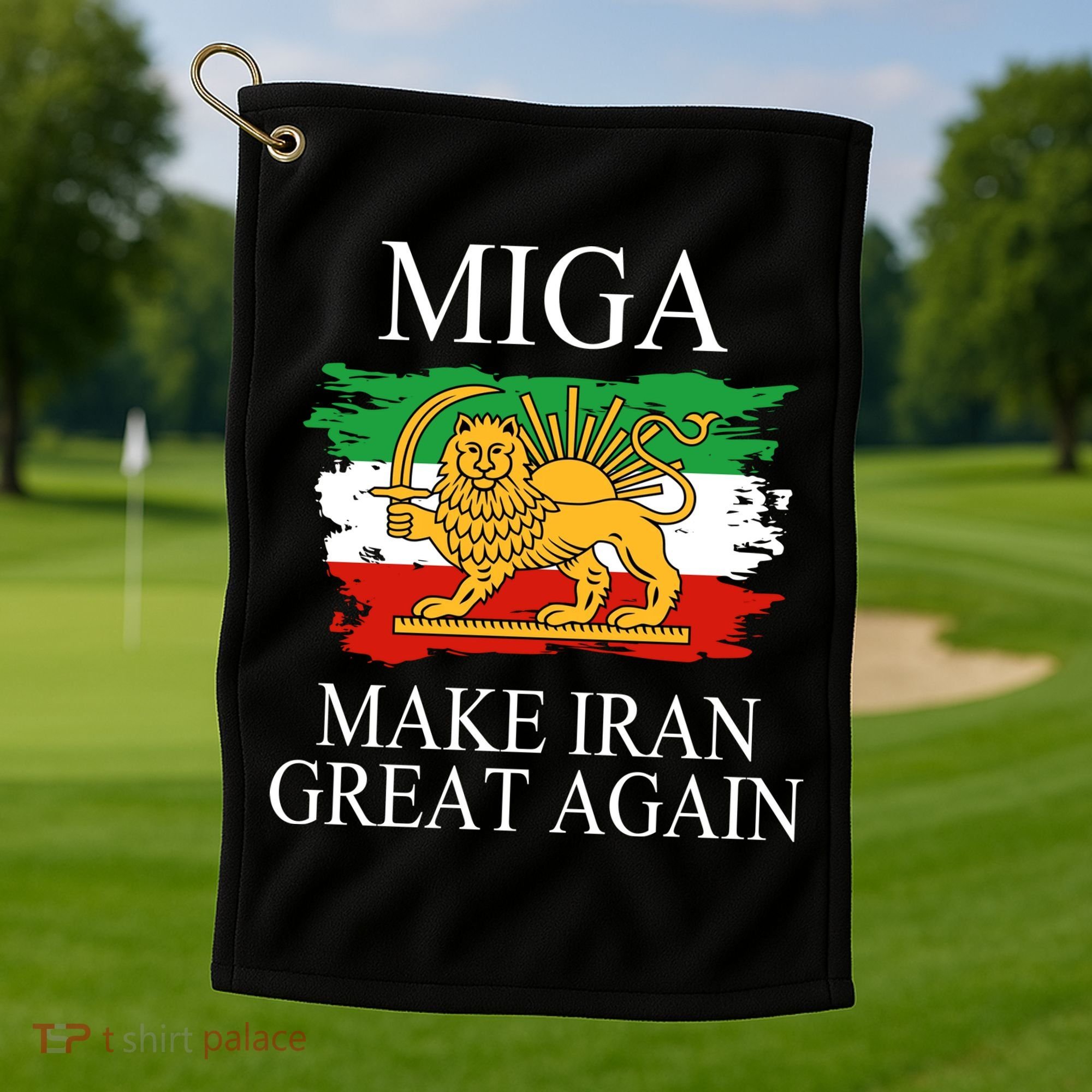 MIGA Make Iran Great Again Golf Towel