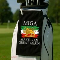 MIGA Make Iran Great Again Golf Towel thumb 2