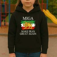 MIGA Make Iran Great Again Kids Hoodie thumb 3