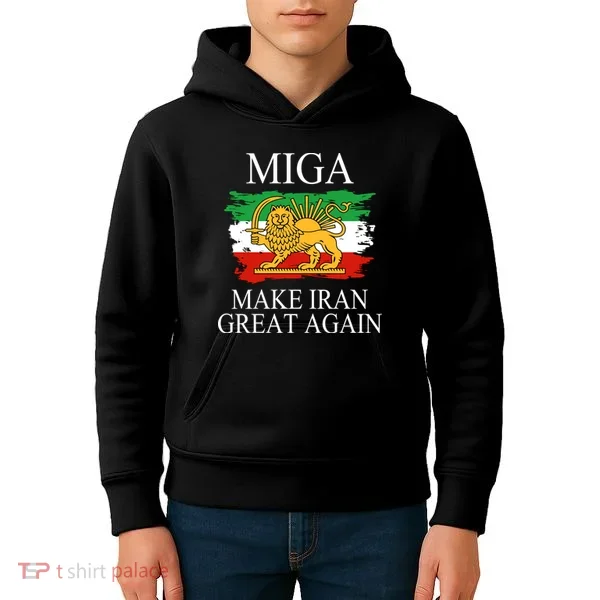 MIGA Make Iran Great Again Kids Hoodie