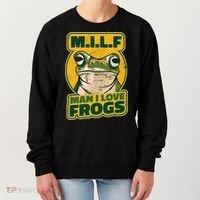 MILF Man I Love Frogs Funny Women's Sweatshirt thumb 0