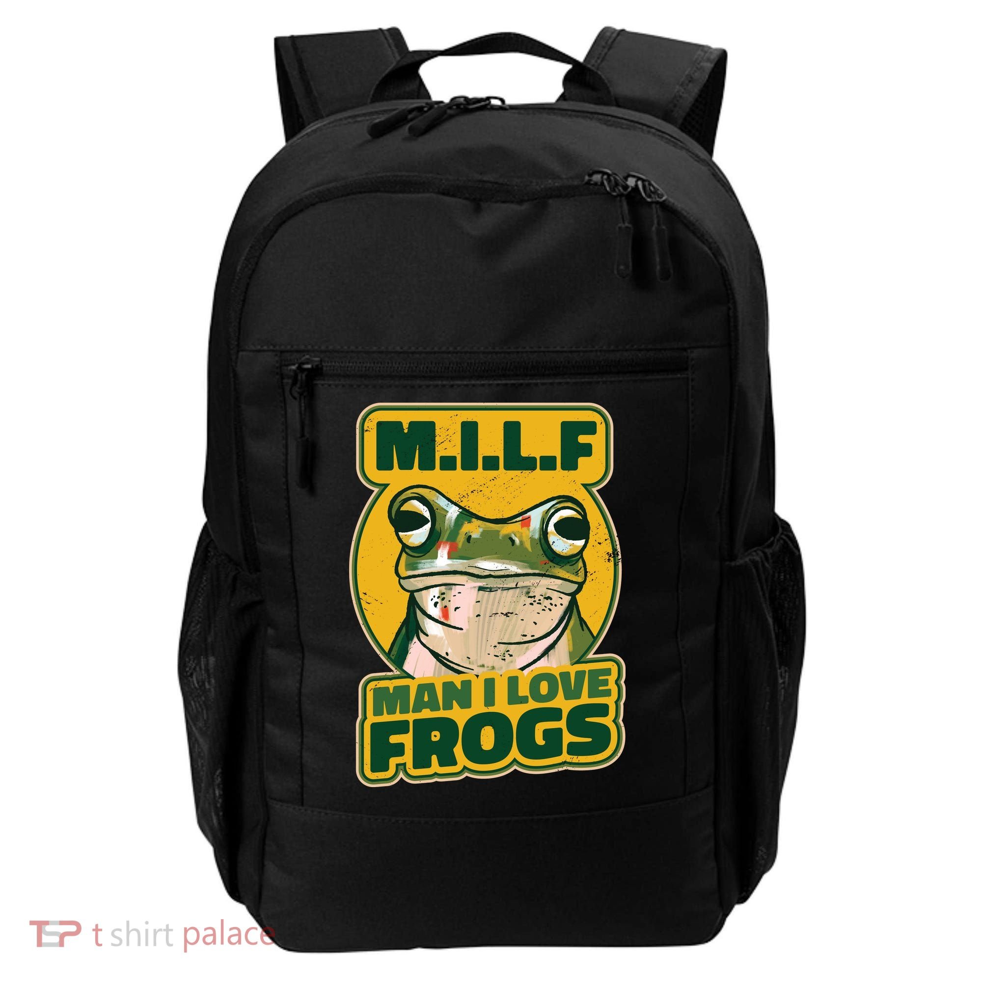 MILF Man I Love Frogs Funny Backpack