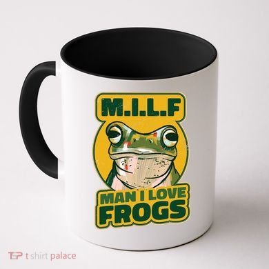 MILF Man I Love Frogs Funny Coffee Mug