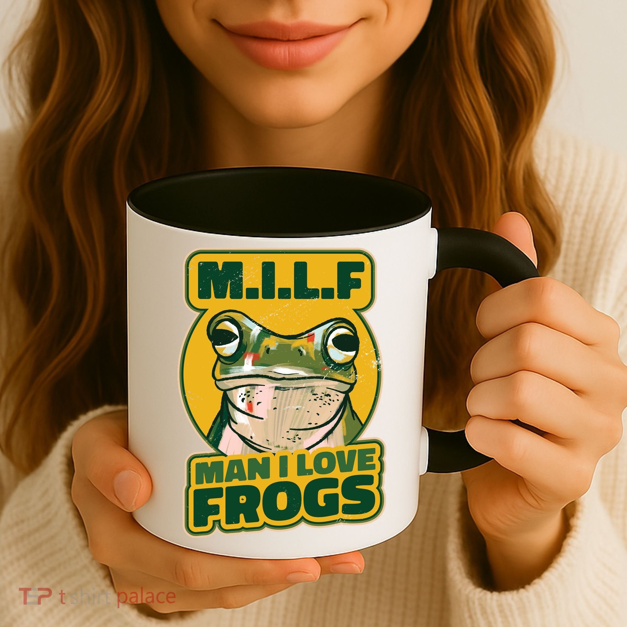 MILF Man I Love Frogs Funny Coffee Mug