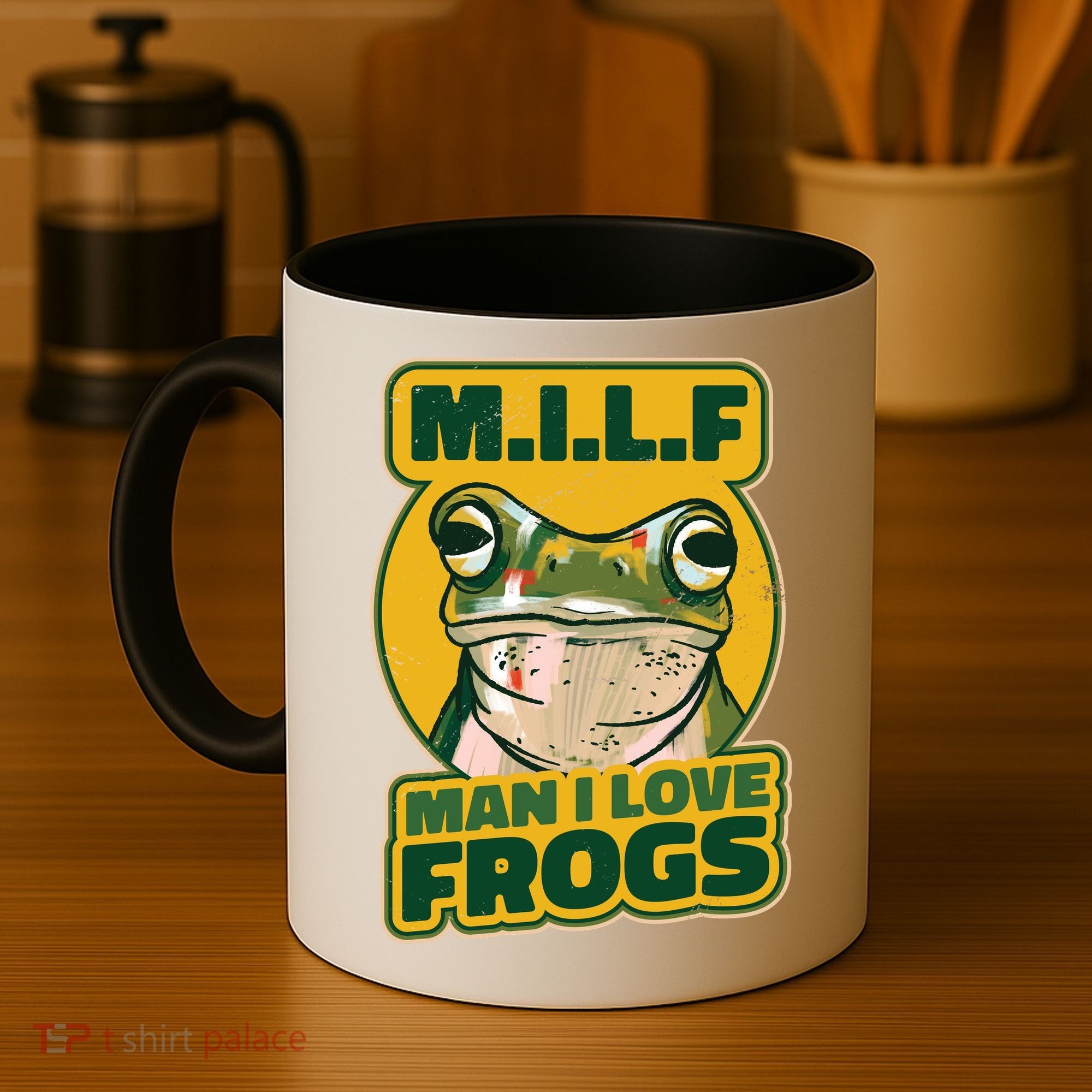 MILF Man I Love Frogs Funny Coffee Mug