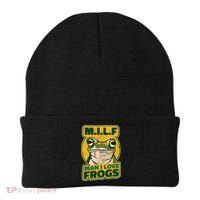 MILF Man I Love Frogs Funny Beanie thumb 0