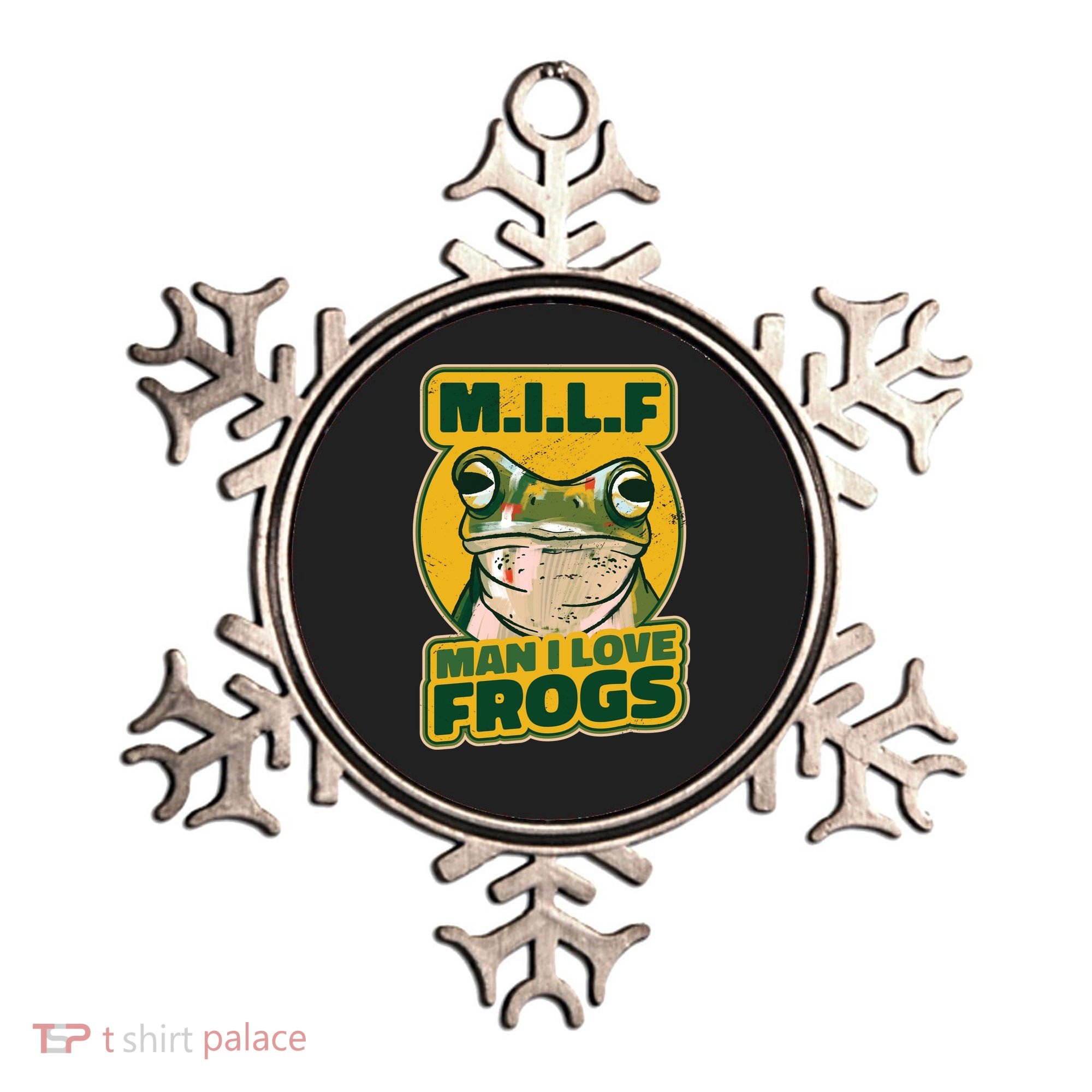 MILF Man I Love Frogs Funny Ornament