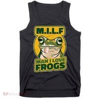 MILF Man I Love Frogs Funny Tank Top thumb 0