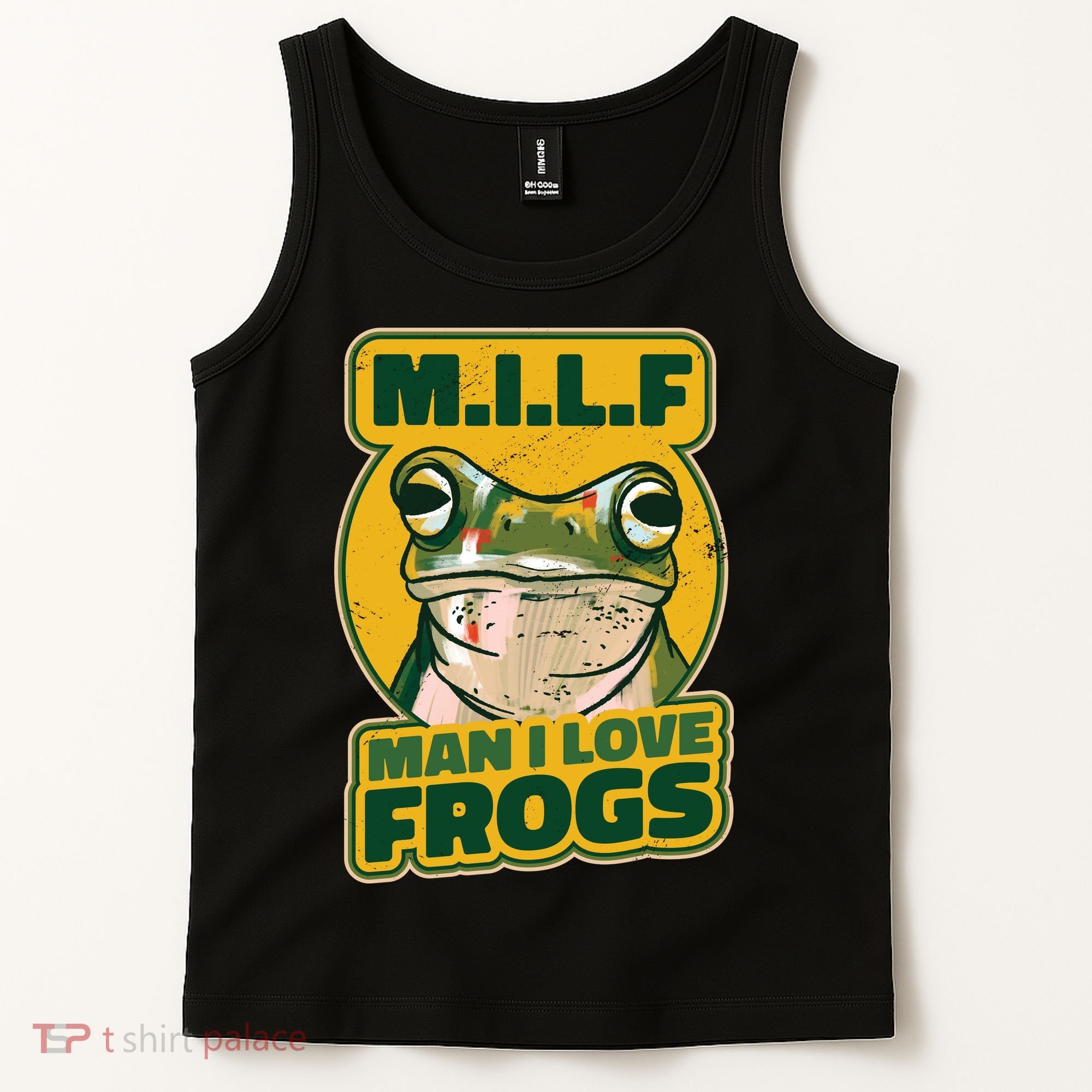 MILF Man I Love Frogs Funny Tank Top