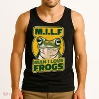 MILF Man I Love Frogs Funny Tank Top thumb 3