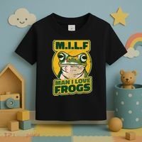 MILF Man I Love Frogs Funny Toddler T-Shirt thumb 3