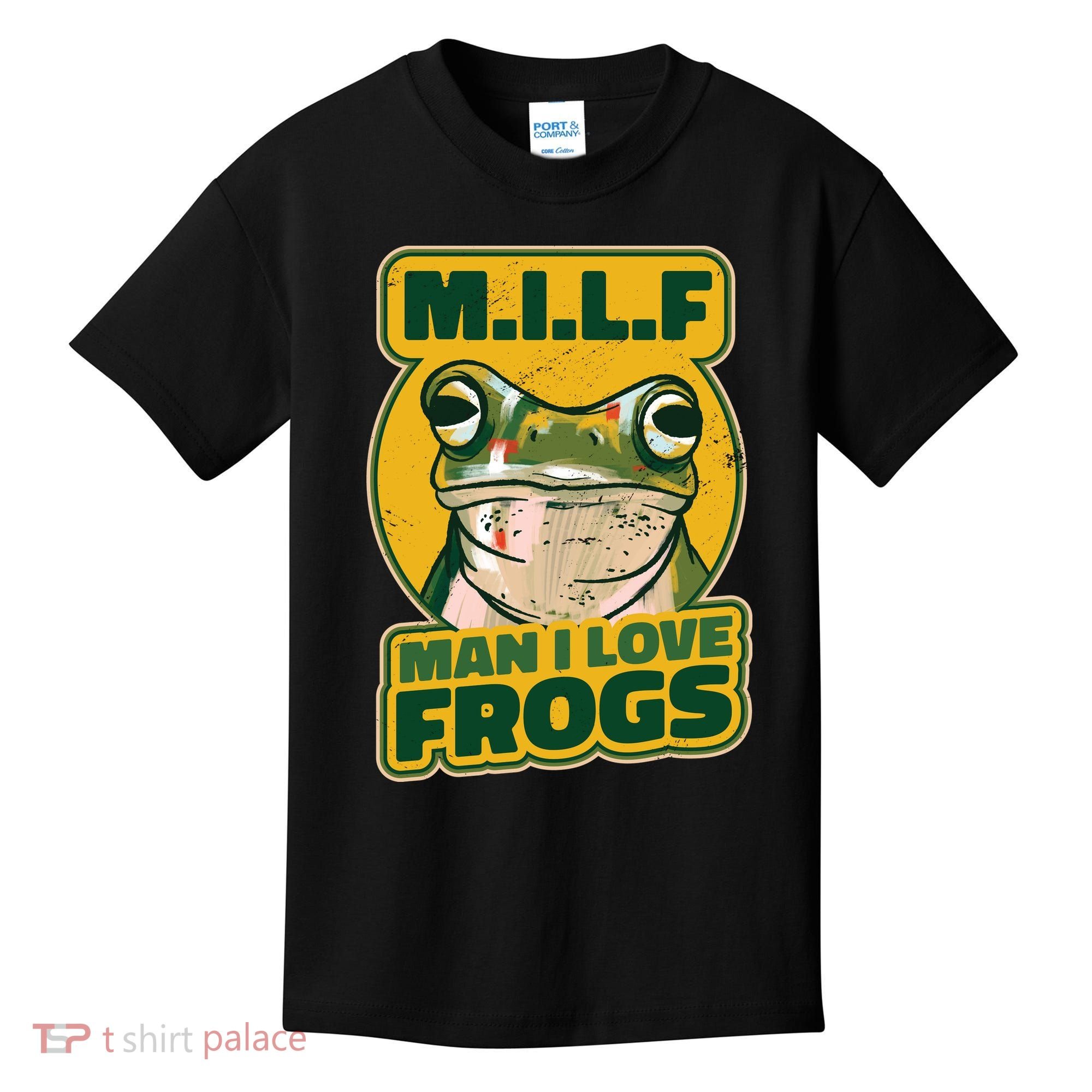 MILF Man I Love Frogs Funny Kids T-Shirt