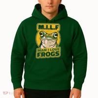 MILF Man I Love Frogs Funny Hoodie thumb 2