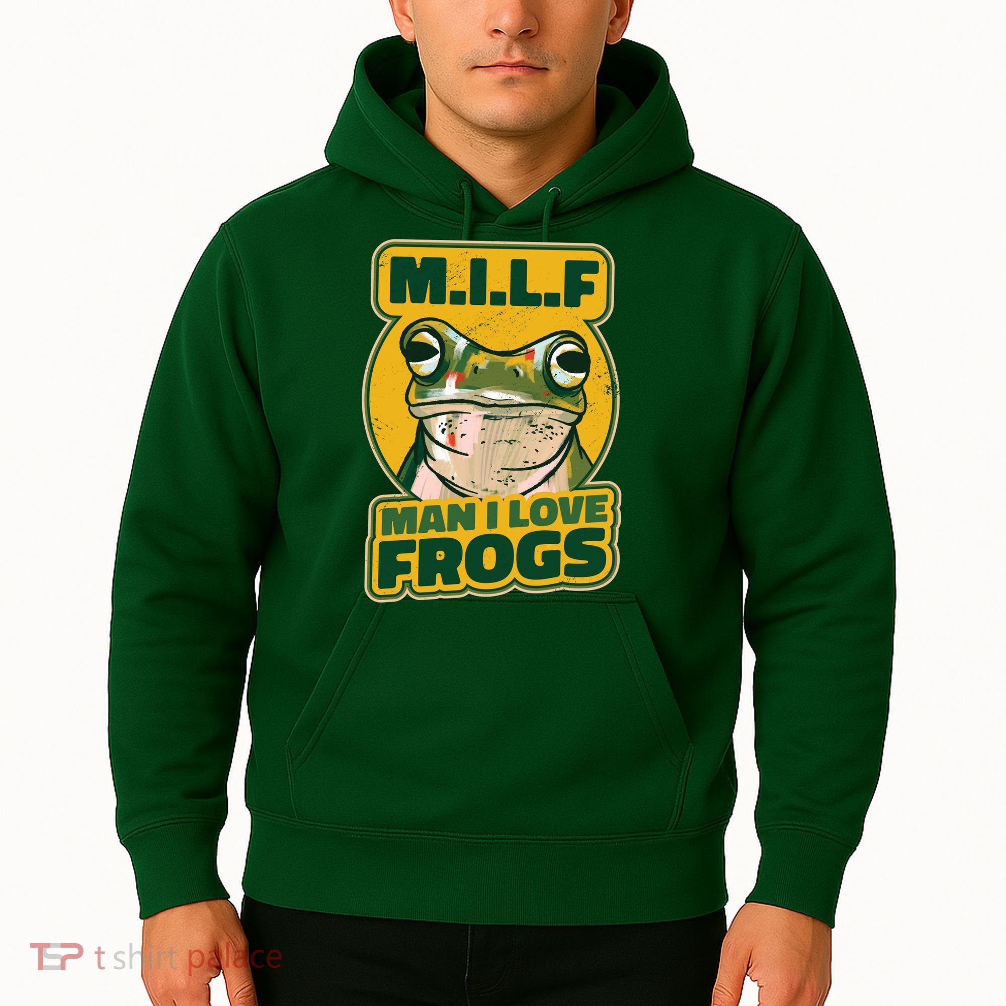 MILF Man I Love Frogs Funny Hoodie
