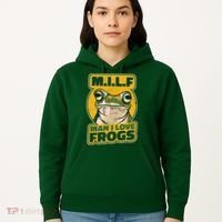 MILF Man I Love Frogs Funny Hoodie thumb 5