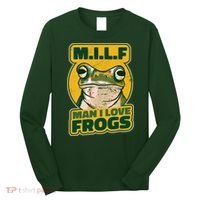MILF Man I Love Frogs Funny Long Sleeve Shirt thumb 0