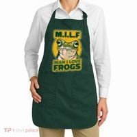 MILF Man I Love Frogs Funny Apron thumb 2
