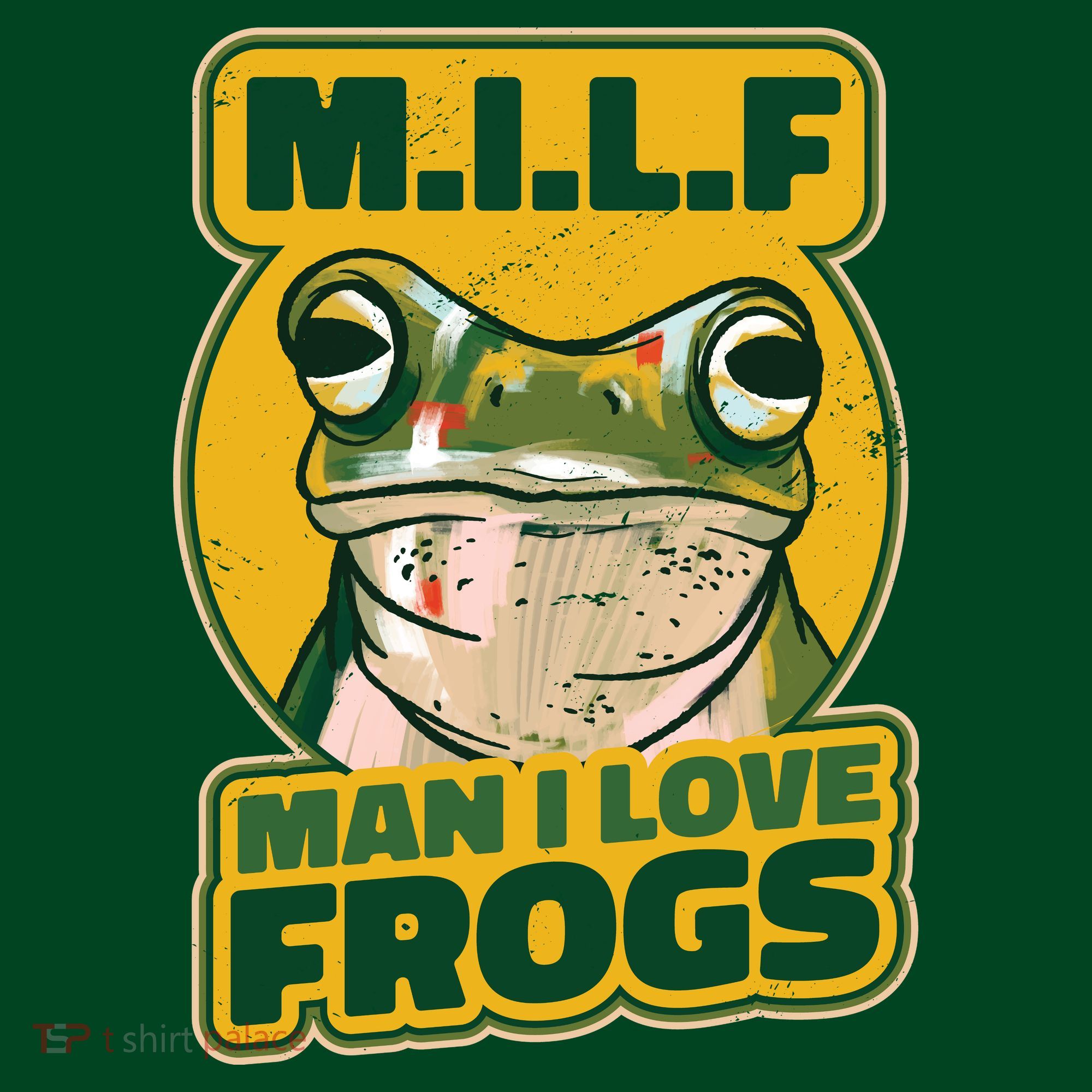 MILF Man I Love Frogs Funny Apron