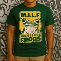 MILF Man I Love Frogs Funny T-Shirt thumb 3
