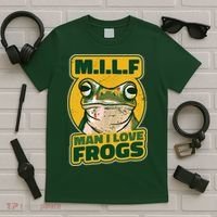 MILF Man I Love Frogs Funny T-Shirt thumb 5