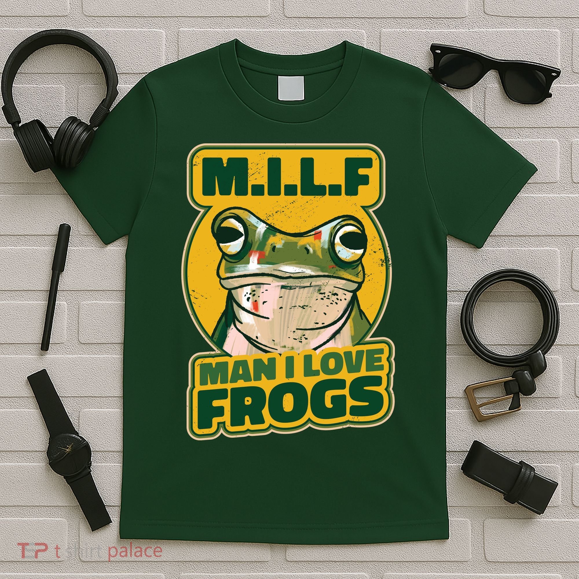 MILF Man I Love Frogs Funny T-Shirt