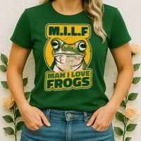 MILF Man I Love Frogs Funny Women's T-Shirt thumb 2