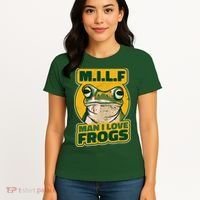 MILF Man I Love Frogs Funny Women's T-Shirt thumb 4
