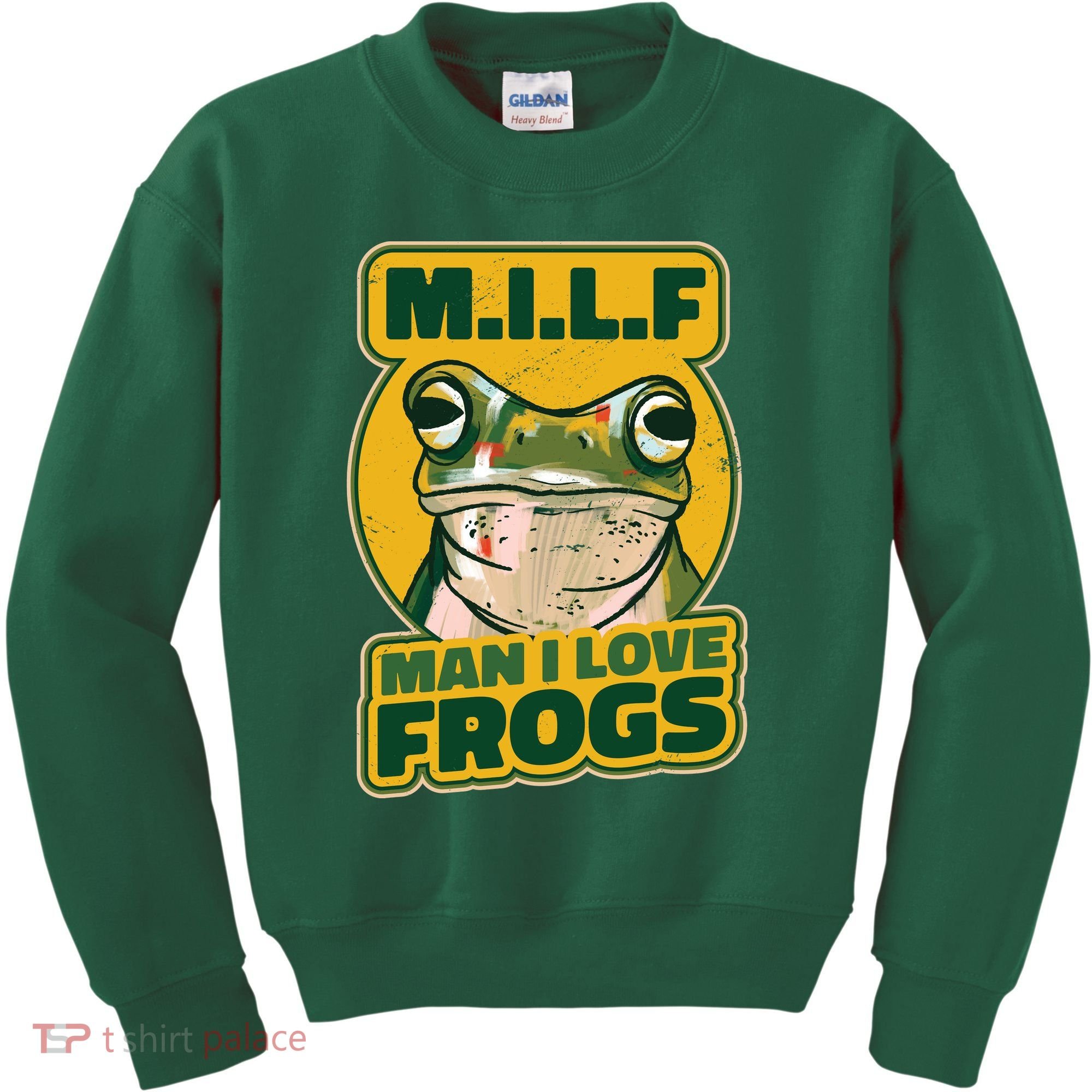 MILF Man I Love Frogs Funny Kids Sweatshirt