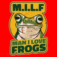 MILF Man I Love Frogs Funny Santa Hat thumb 1