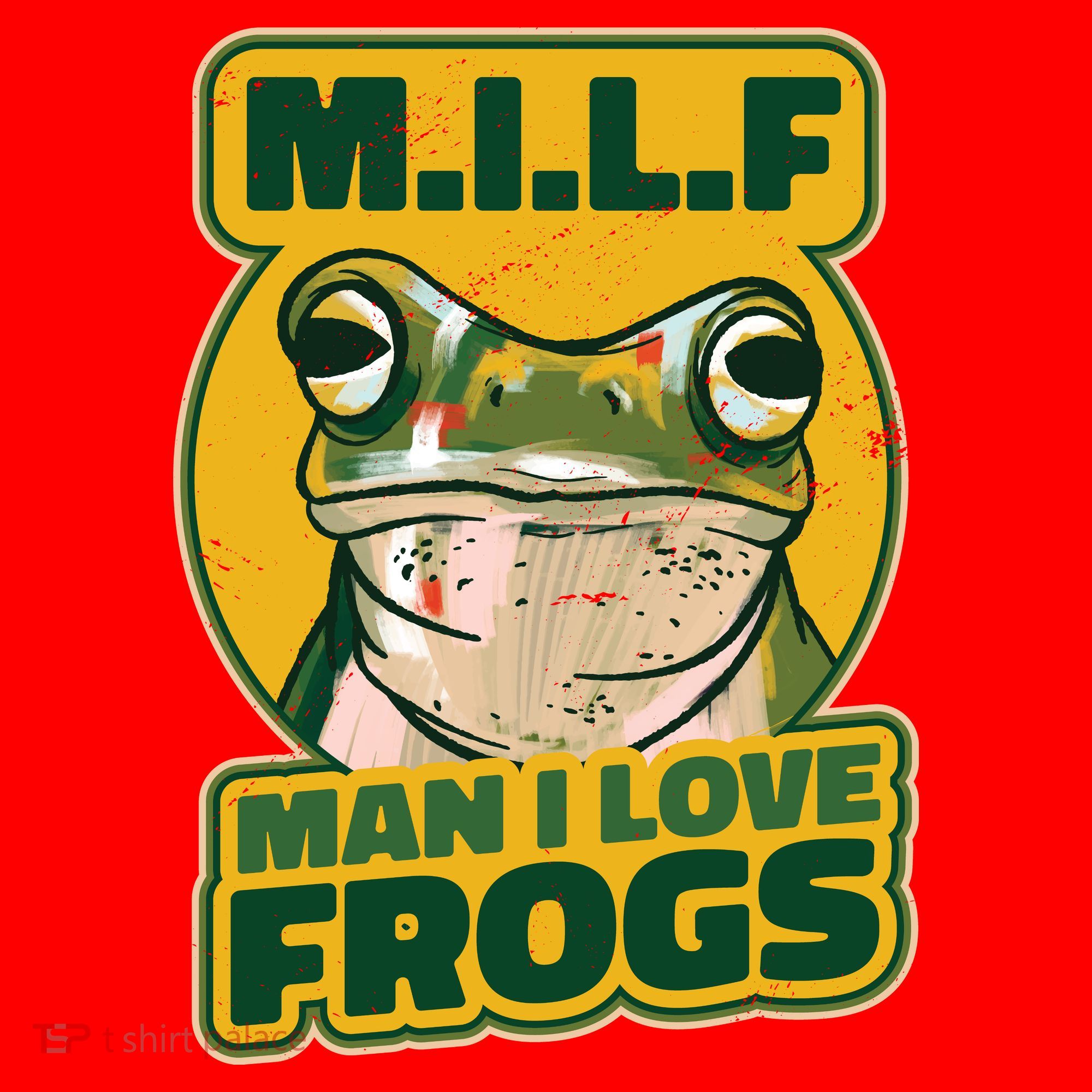 MILF Man I Love Frogs Funny Santa Hat